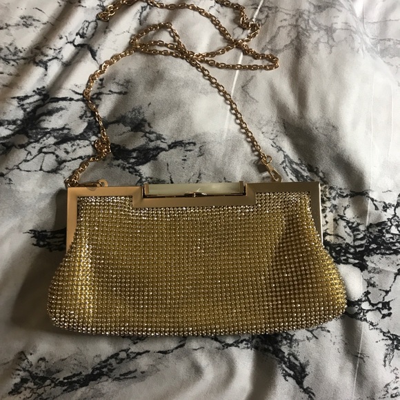 Gold purse/clutch - Picture 2 of 4